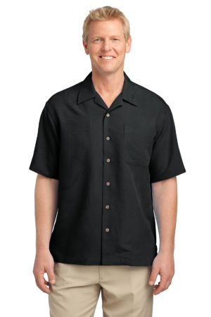 DISCONTINUED  Port Authority ®  Patterned Easy Care Camp Shirt
