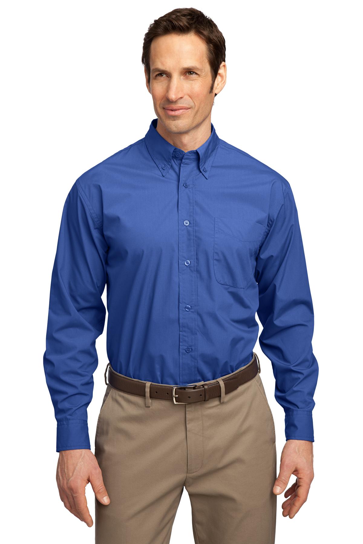 DISCONTINUED  Port Authority ®  Long Sleeve Easy Care, Soil Resistant Shirt