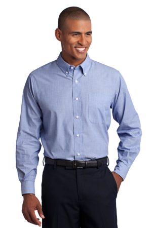 Port Authority ®  Tall Crosshatch Easy Care Shirt