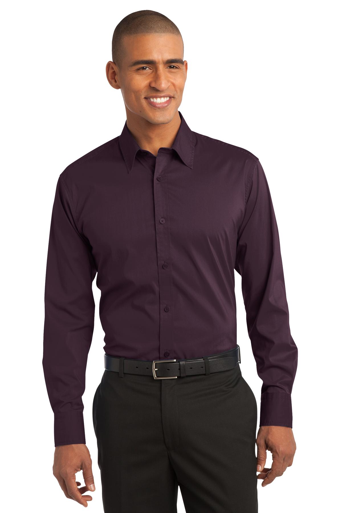 DISCONTINUED  Port Authority ®  Stretch Poplin Shirt
