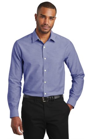 Port Authority  ®  Slim Fit SuperPro  ™  Oxford Shirt