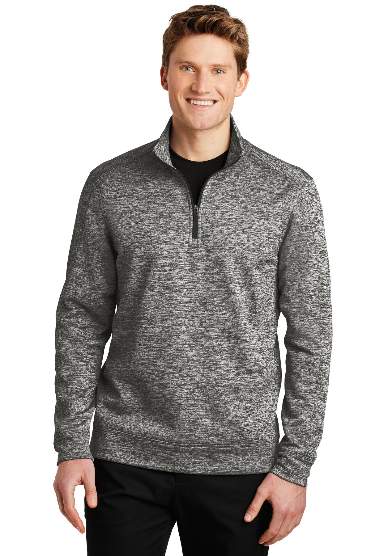 Sport-Tek ®  PosiCharge ®  Electric Heather Fleece 1/4-Zip Pullover