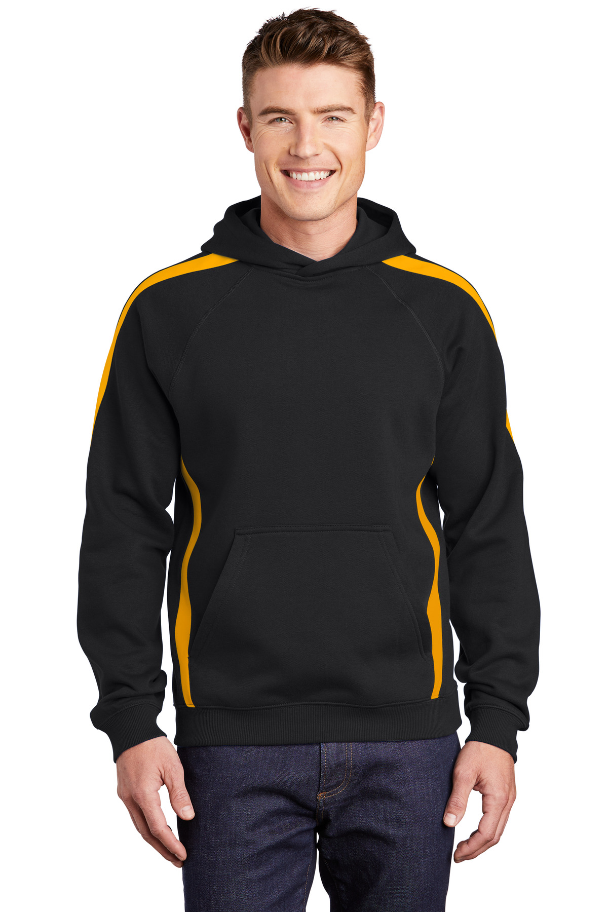 Sport-Tek ®  Sleeve Stripe Pullover Hooded Sweatshirt