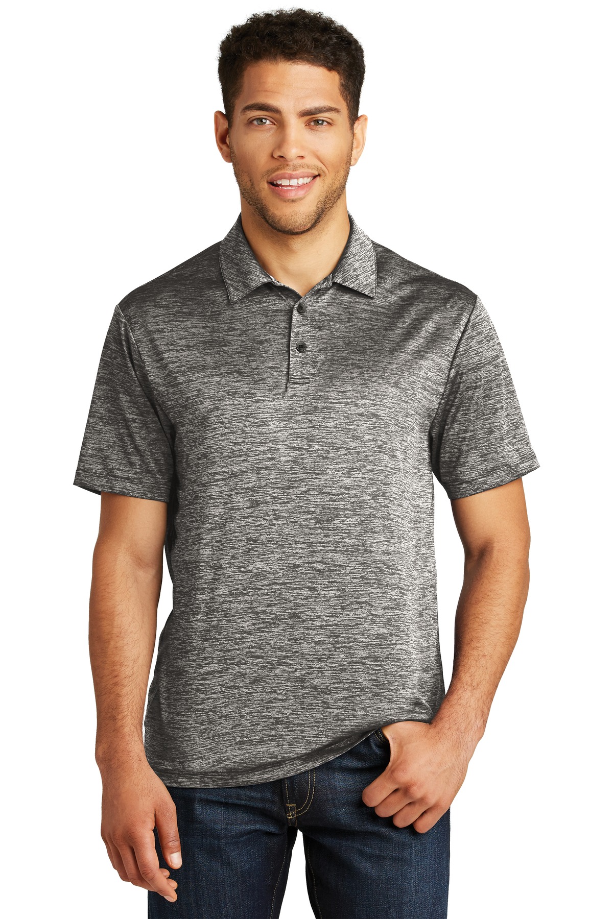Sport-Tek  ®  PosiCharge  ®  Electric Heather Polo
