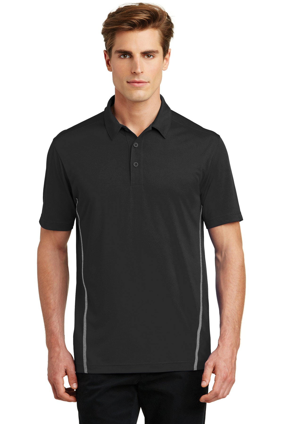 Sport-Tek ®  Contrast PosiCharge ®  Tough Polo ®