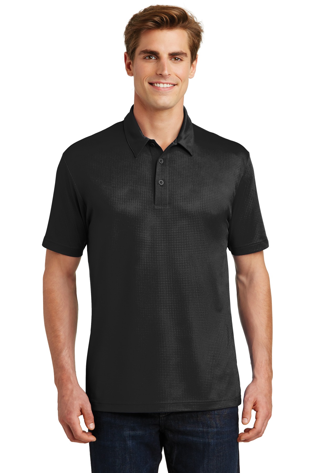 Sport-Tek ®  Embossed PosiCharge ®  Tough Polo ®