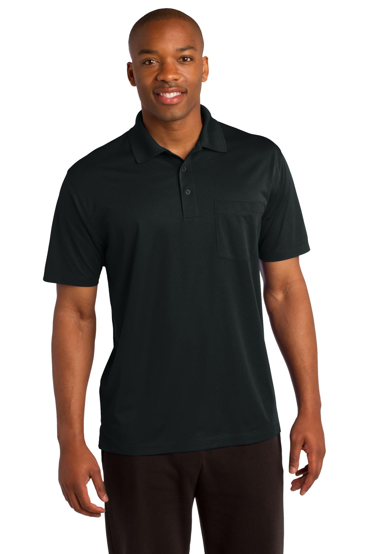 Sport-Tek ®  Micropique Sport-Wick ®  Pocket Polo