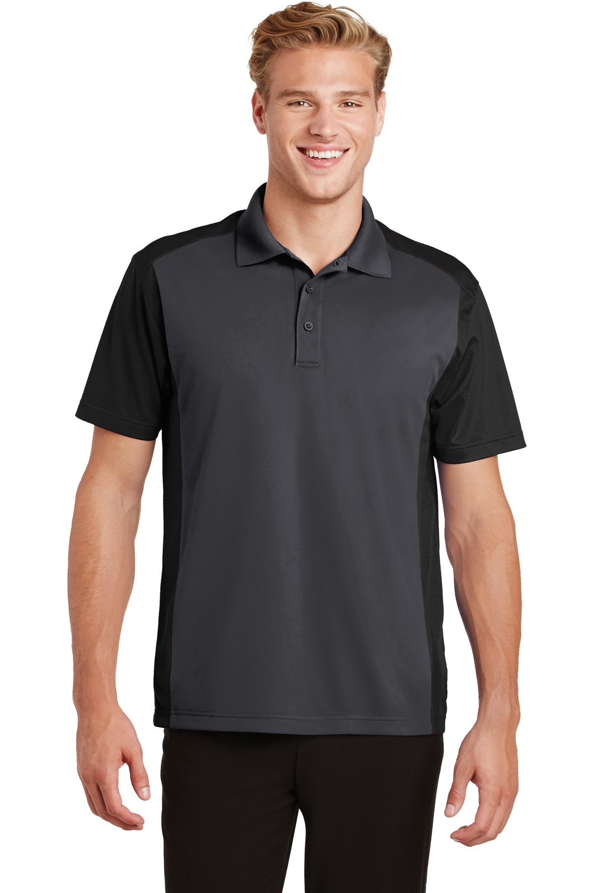 Sport-Tek ®  Colorblock Micropique Sport-Wick ®  Polo