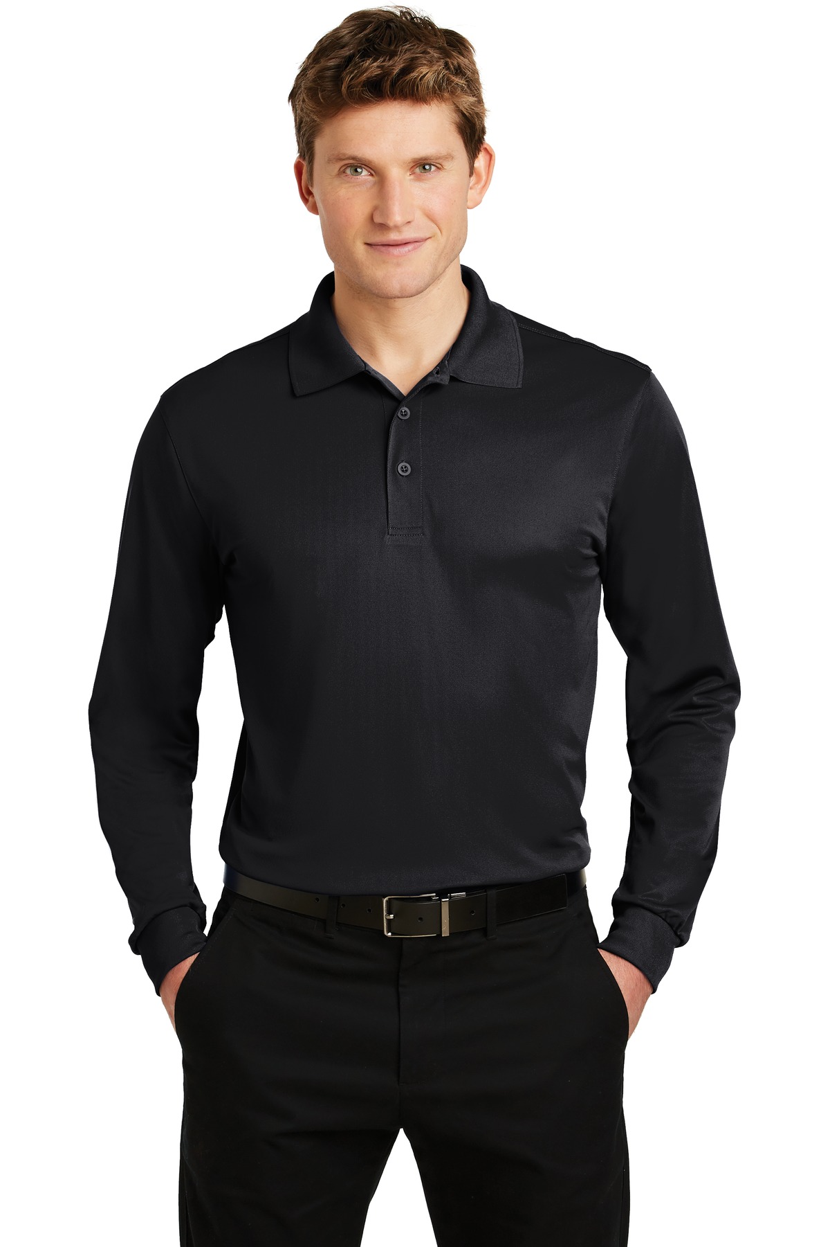 Sport-Tek ®  Long Sleeve Micropique Sport-Wick ®  Polo