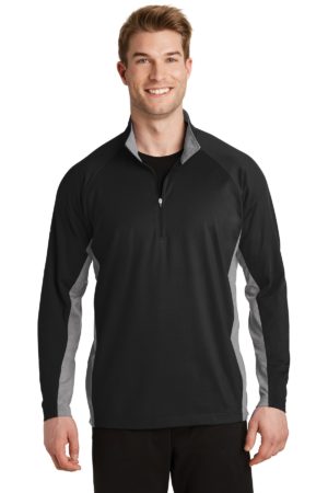 Sport-Tek ®  Sport-Wick ®  Stretch Contrast 1/4-Zip Pullover