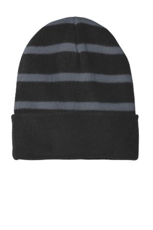 Sport-Tek ®  Striped Beanie with Solid Band