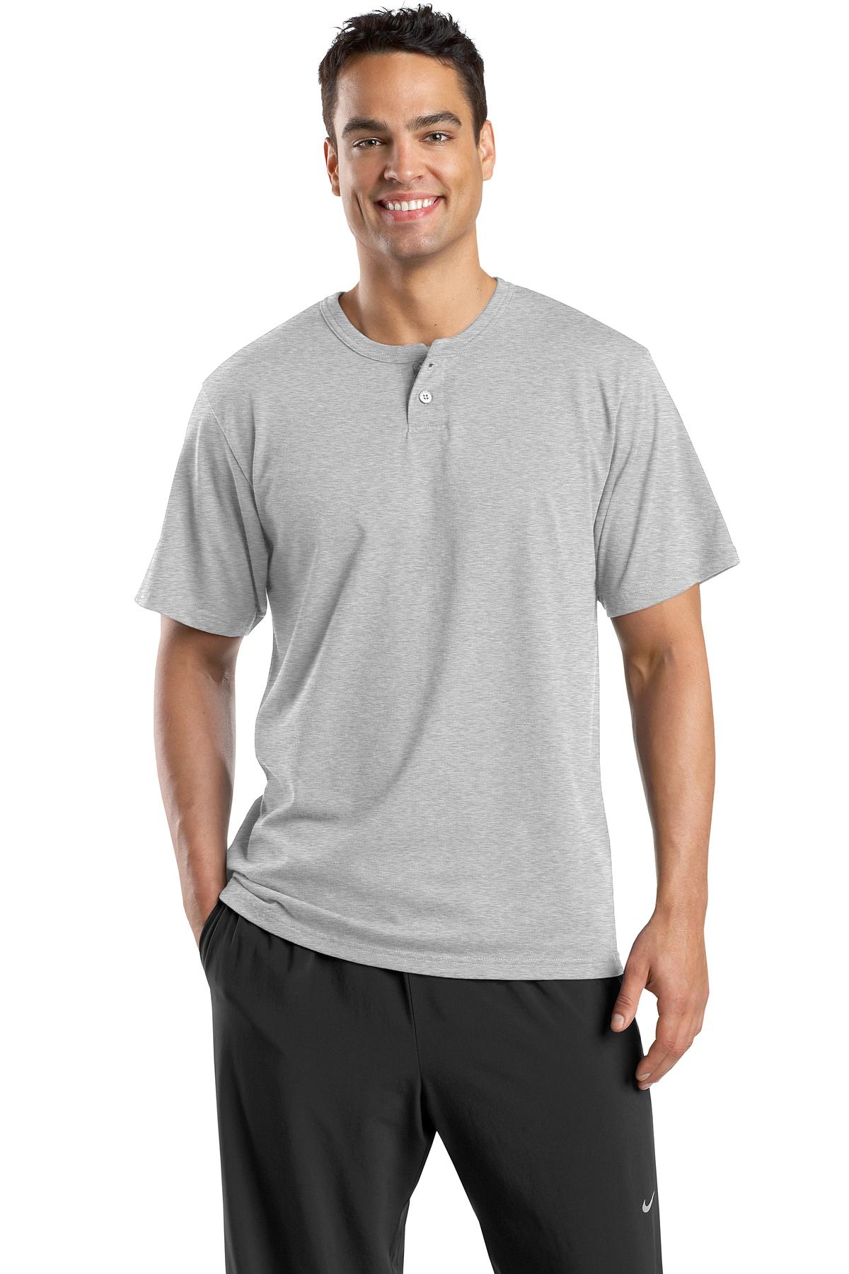 DISCONTINUED  Sport-Tek ®  Short Sleeve Henley