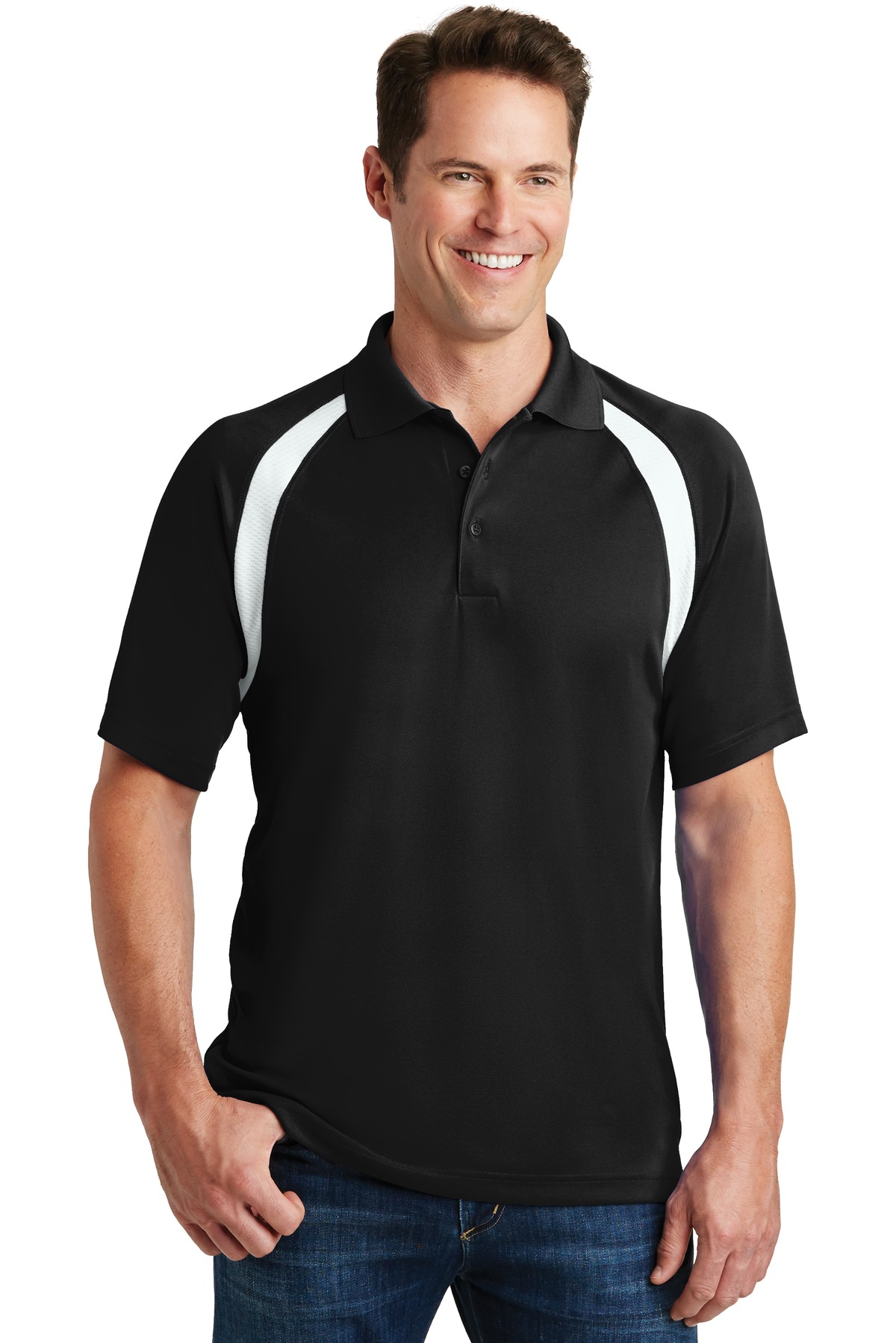 Sport-Tek ®  Dry Zone ®  Colorblock Raglan Polo