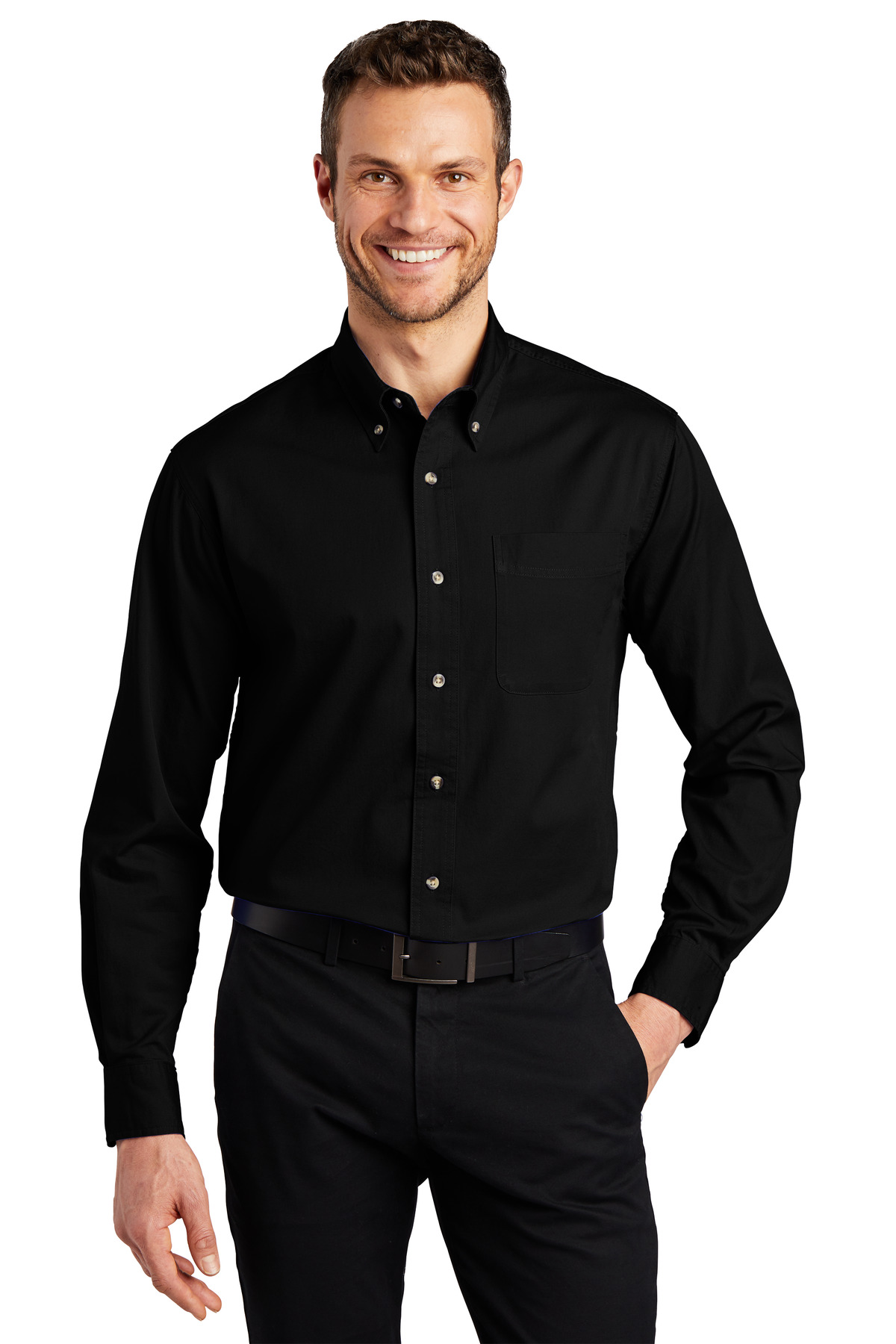 Port Authority ®  Tall Long Sleeve Twill Shirt