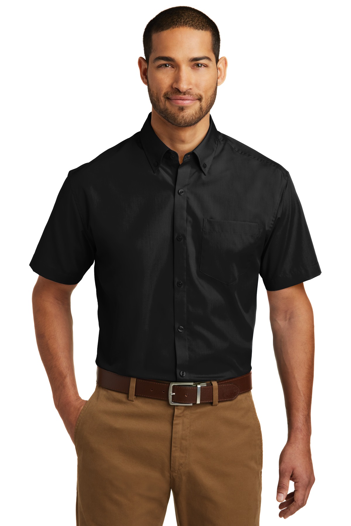 Port Authority ®  Short Sleeve Carefree Poplin Shirt