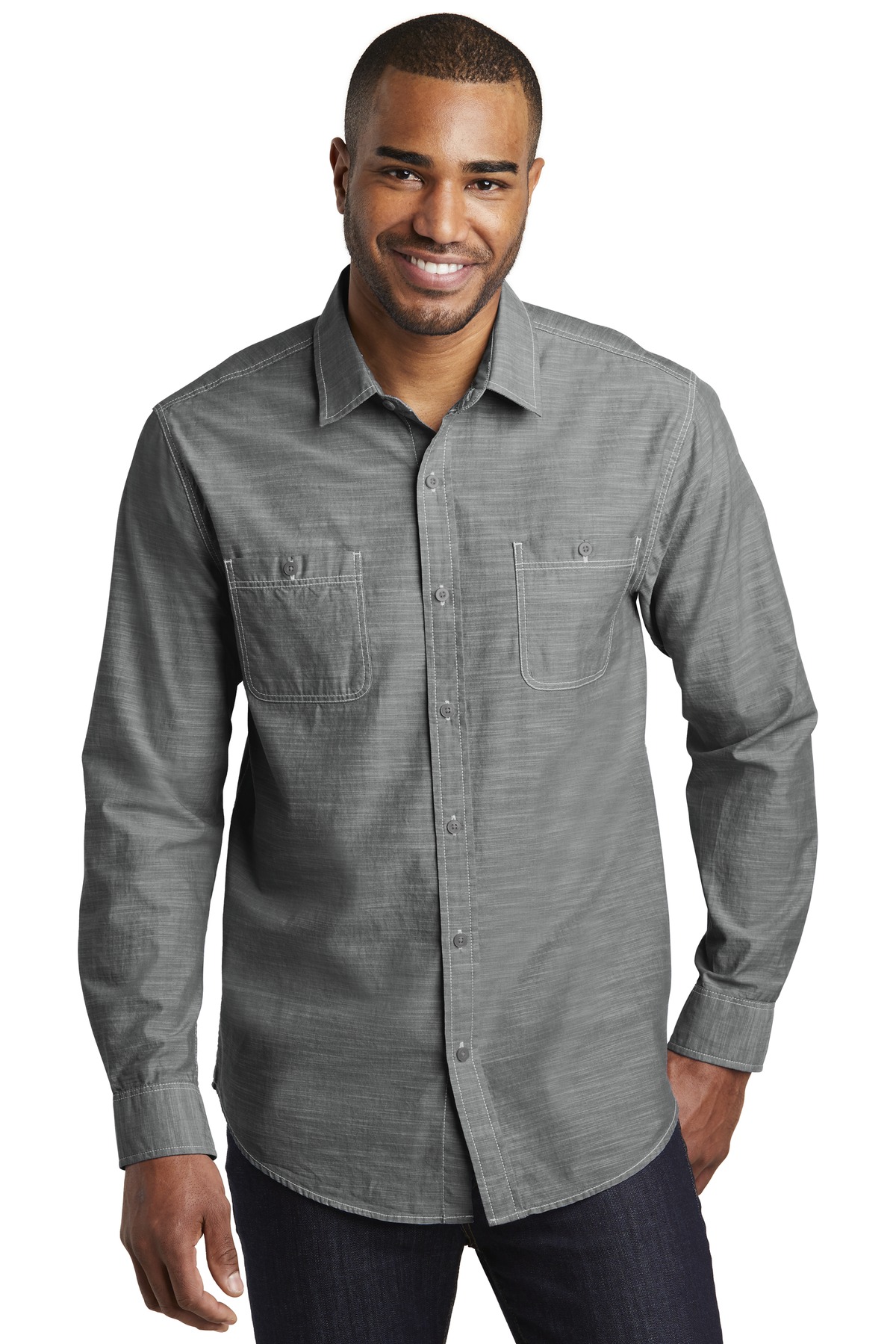 Port Authority ®  Slub Chambray Shirt