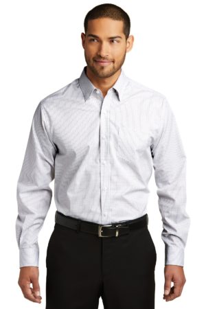 DISCONTINUED  Port Authority ®  Micro Tattersall Easy Care Shirt