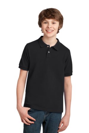 DISCONTINUED  Port Authority ®  Youth Heavyweight Cotton Pique Polo