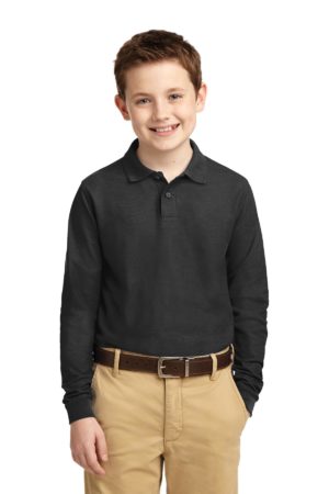 Port Authority ®  Youth Long Sleeve Silk Touch™ Polo