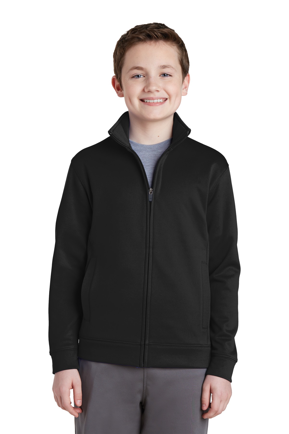 Sport-Tek ®  Youth Sport-Wick ®  Fleece Full-Zip Jacket