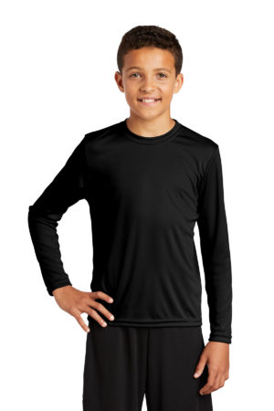 Sport-Tek ®  Youth Long Sleeve PosiCharge ®  Competitor™ Tee