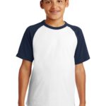 Sport-Tek ®  Youth Short Sleeve Colorblock Raglan Jersey - 