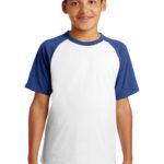 Sport-Tek ®  Youth Short Sleeve Colorblock Raglan Jersey - 