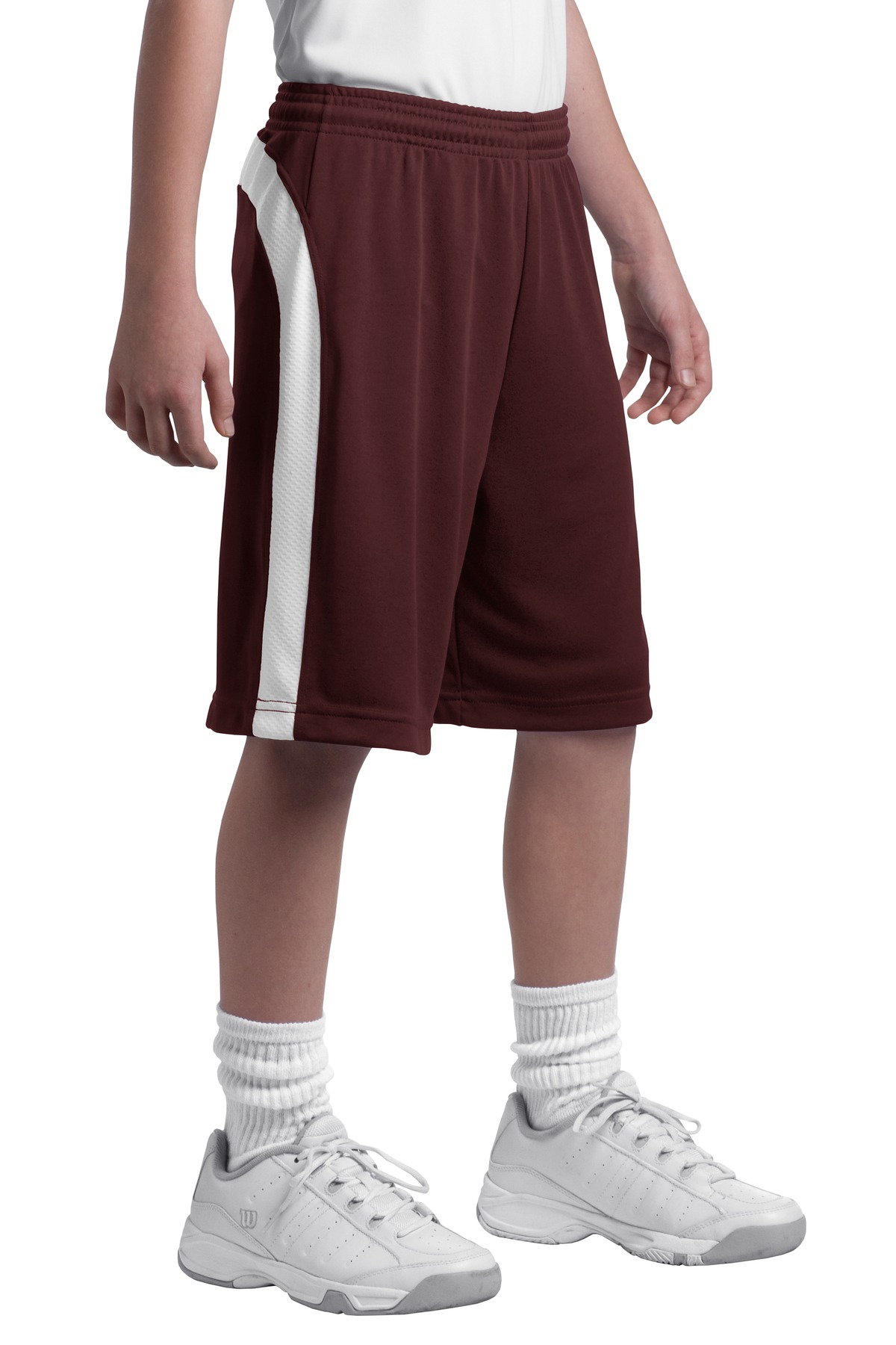 DISCONTINUED  Sport-Tek ®  Youth Dry Zone ®  Colorblock Short