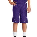 Sport-Tek ®  Youth PosiCharge ®  Mesh Reversible Spliced Short - 