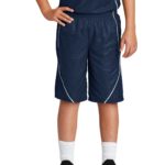Sport-Tek ®  Youth PosiCharge ®  Mesh Reversible Spliced Short - 